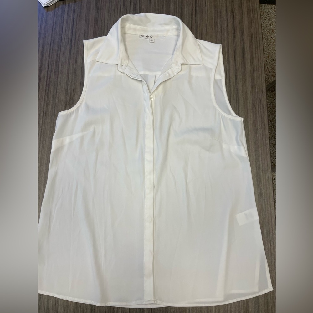 Cleo Classic White Blouse